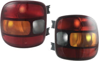 Set Of 2 Tail Light Lens And Housing Right Passenger & Left Driver Side Direct Replacement Compatible With 1999-2003 Chevrolet Silverado/GMC Sierra 1500 GM2801136 GM2800136 19169013