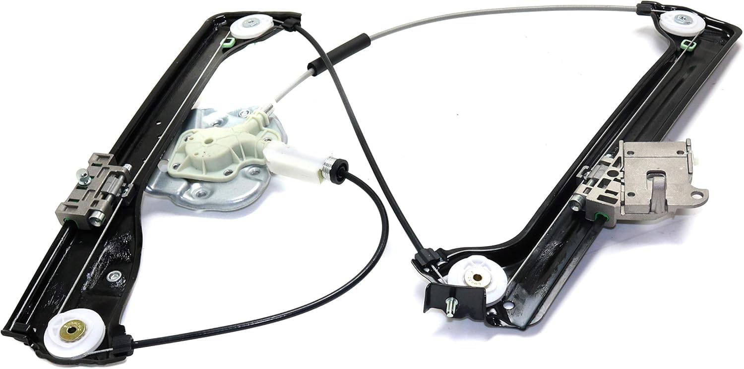 Front Power Window Regulator Without Motor Left Driver Side Direct Replacement Compatible With 2003-2008 BMW Z4 51337198909
