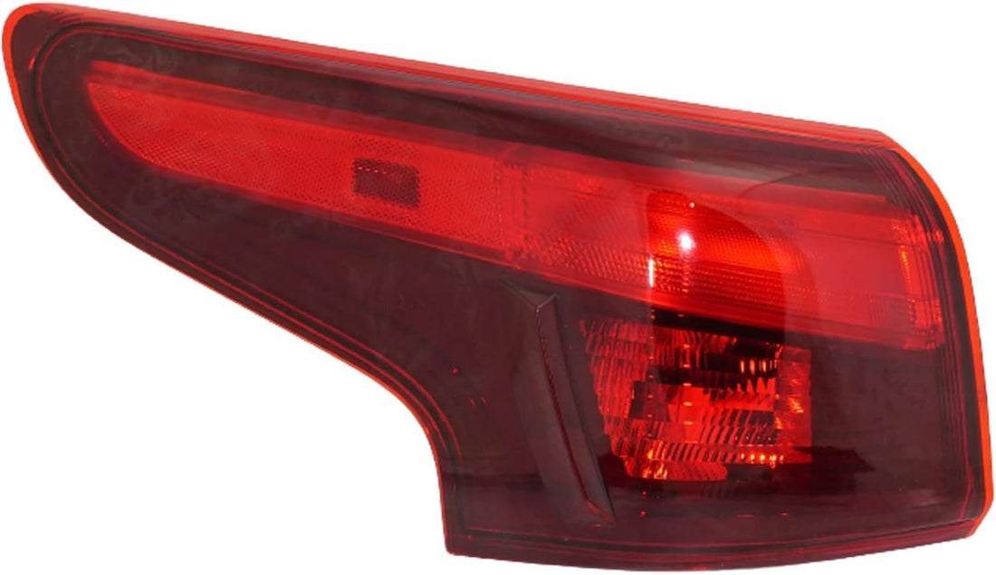 Tail Light Outer Assembly Left Driver Side Direct Replacement Compatible With 2017-2019 Nissan Rogue Sport NI2804117 265556MA0A