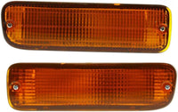 Set Of 2 Front Signal Light Assembly Right Passenger & Left Driver Side Direct Replacement Compatible With 1995-2000 Toyota Tacoma TO2531122 TO2530122 8151035110 8152035110
