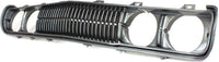 Front Grille Assembly Painted Silver Shell And Insert Plastic With Molding Direct Replacement Compatible With 1972-1979 Nissan 620 NI1200103 F2301B9501