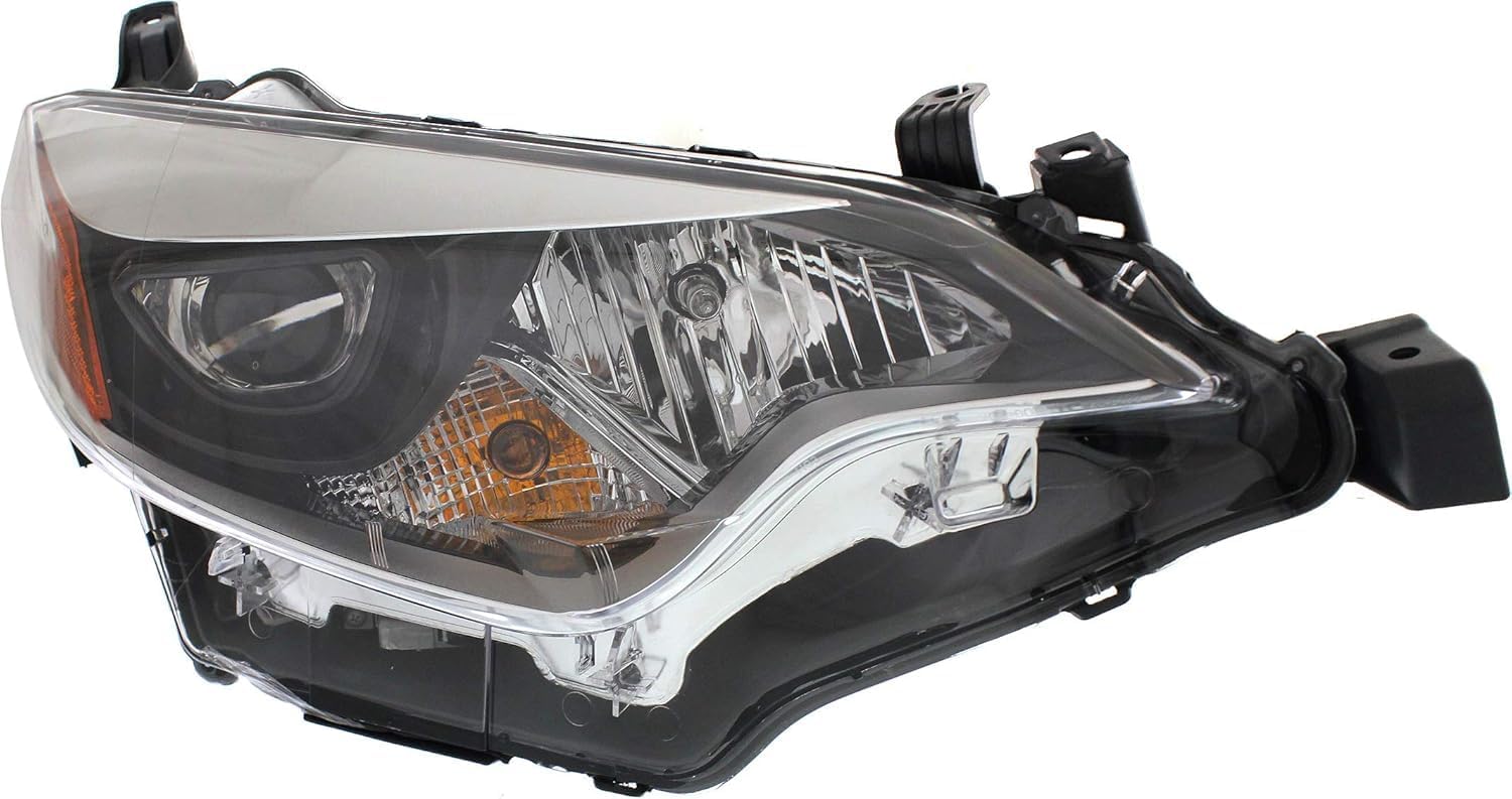 Front Head Light Assembly Right Passenger Side Direct Replacement Compatible With 2014-2016 Toyota Corolla TO2503216 8111002E60