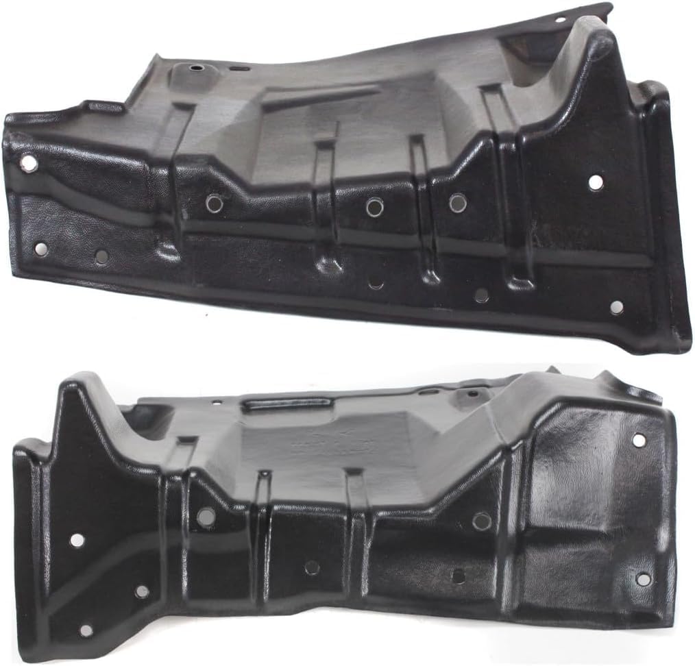 Set of 2 Front Engine Splash Shield Under Cover Left Driver & Right Passenger Side Direct Replacement Compatible with 2011-2022 Mitsubishi Outlander Sport/RVR MI1228115 MI1228116
