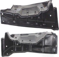 Set of 2 Front Engine Splash Shield Under Cover Left Driver & Right Passenger Side Direct Replacement Compatible with 2011-2022 Mitsubishi Outlander Sport/RVR MI1228115 MI1228116