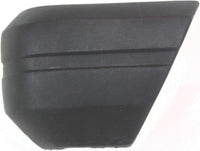Front Bumper Face Bar Primed Steel + End Caps Textured Right & Left Side Direct Replacement Compatible With Jeep Wagoneer 1984-1990 / Cherokee 1984-1996 / Comanche 1986-1992 CH1004107
