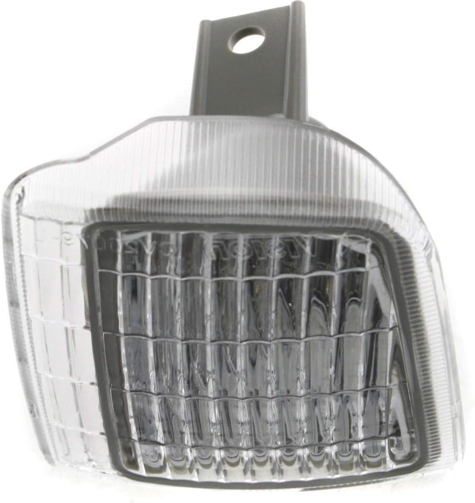 Front Corner Light Left Driver Side Direct Replacement Compatible With 1995-2005 Chevrolet Astro GM2550139 16524075
