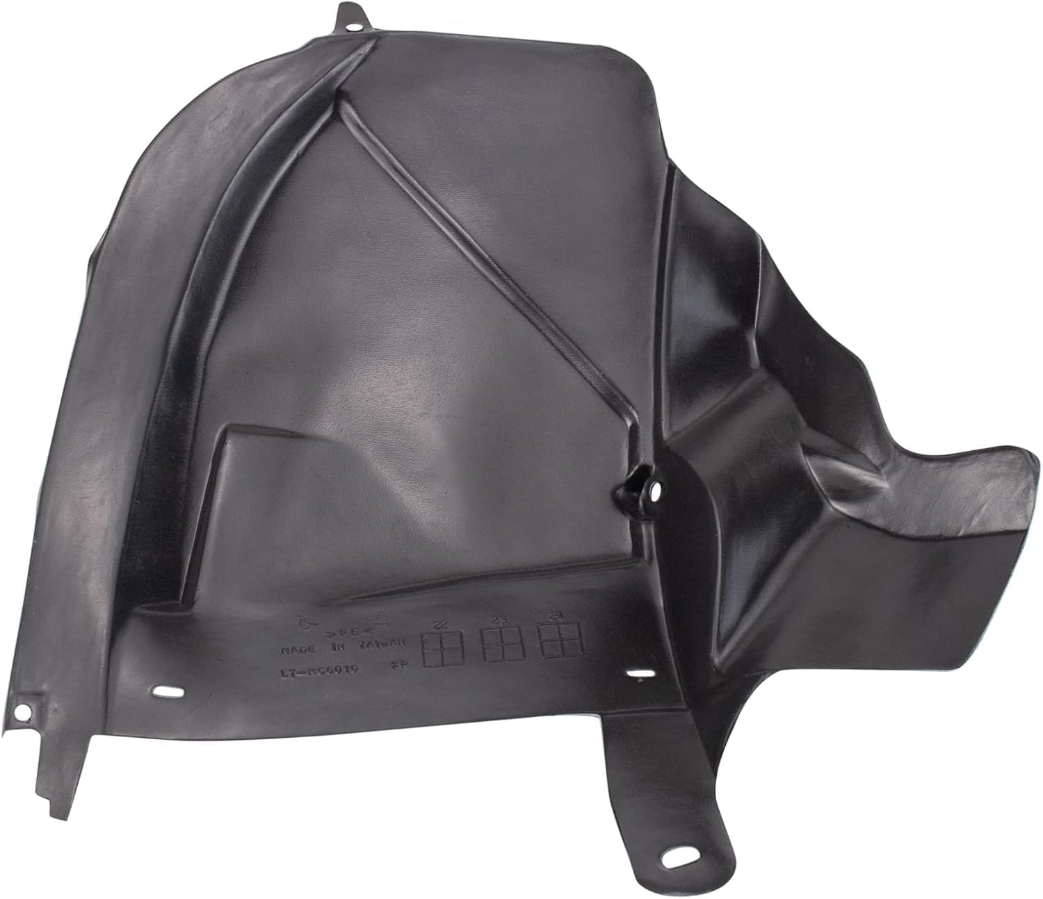 Front Section Fender Liner Extension Right Passenger Side Direct Replacement Compatible With 2006-2010 Mercury Mountaineer FO1251139 6L9Z16D072AA