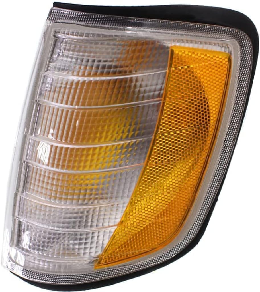 Front Corner Light Assembly Left Driver Side Direct Replacement Compatible With 1994-1995 Mercedes Benz E-Class MB2520105 1248261143