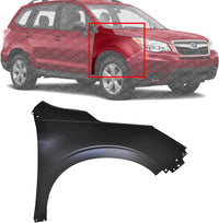 Front Fender Primed Steel Right Passenger Side Direct Replacement Compatible With 2014-2018 Subaru Forester SU1241138 57120SG0209P