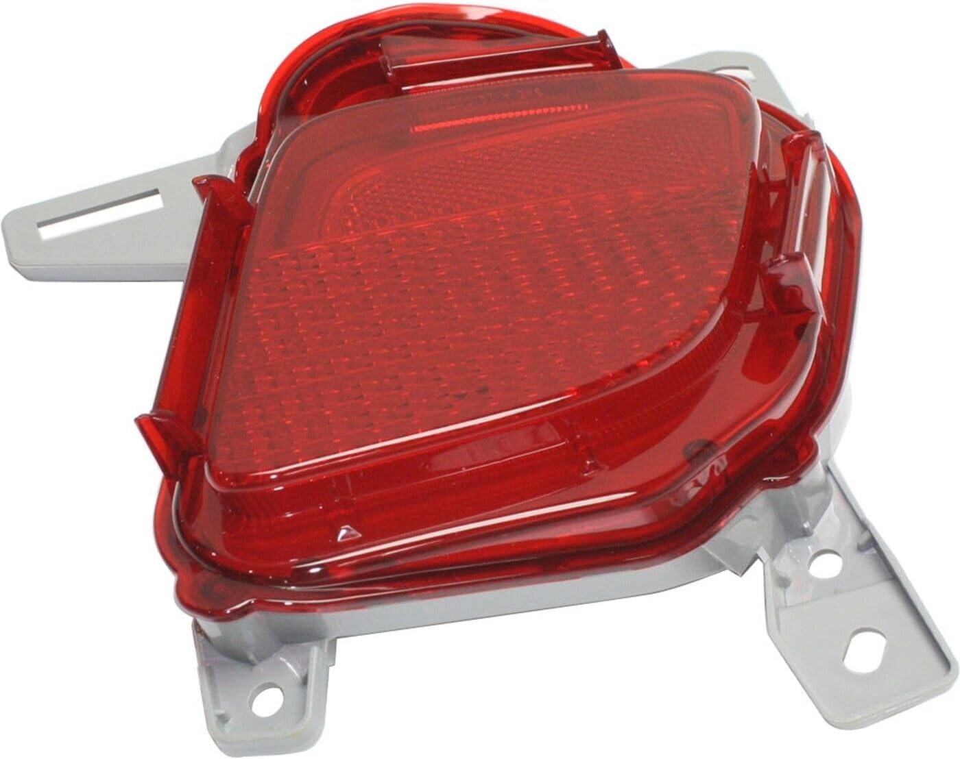 Rear Bumper Reflector Left Driver Side Direct Replacement Compatible with 2014-2019 Toyota Highlander TO1184108 814900E020