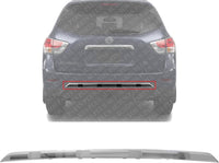 Rear Bumper Cover Molding Chrome Plastic Direct Replacement Compatible with 2013-2016 Nissan Pathfinder NI1144104 850723KA0A