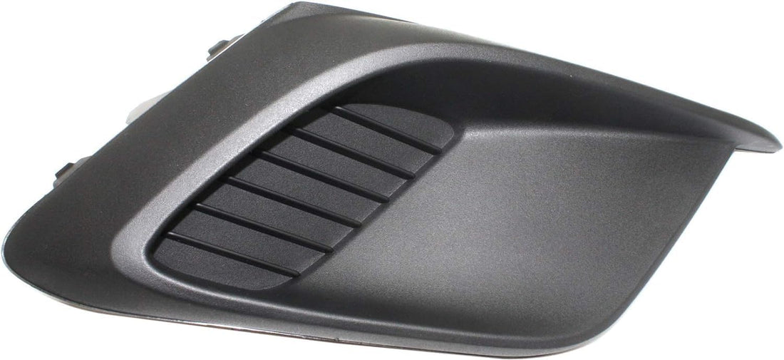 Front Fog Light Cover Textured Right Passenger Side Direct Replacement Compatible With 2014-2016 Mazda 3 MA1039122 BHN150C11A