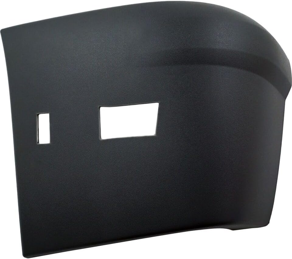 Set Of 2 Rear Bumper End Cap Textured Left Driver & Right Passenger Side Direct Replacement Compatible With 2010-2013 Ford Transit Connect FO1105133 FO1104133 9T1Z17F774CA