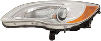 Front Headlight Assembly Left Driver Side Direct Replacement Compatible With 2011-2014 Chrysler 200 5182591AE-PFM 5182591AC-PFM