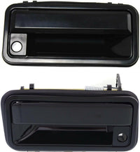 AUTOS PARTS PLUS Set of 2 Front Exterior Door Handle Smooth Black Left Driver & Right Passenger Side Direct Replacement Compatible with 1988-2002 GMC/Chevrolet C/K Series GM1310172 GM1311172