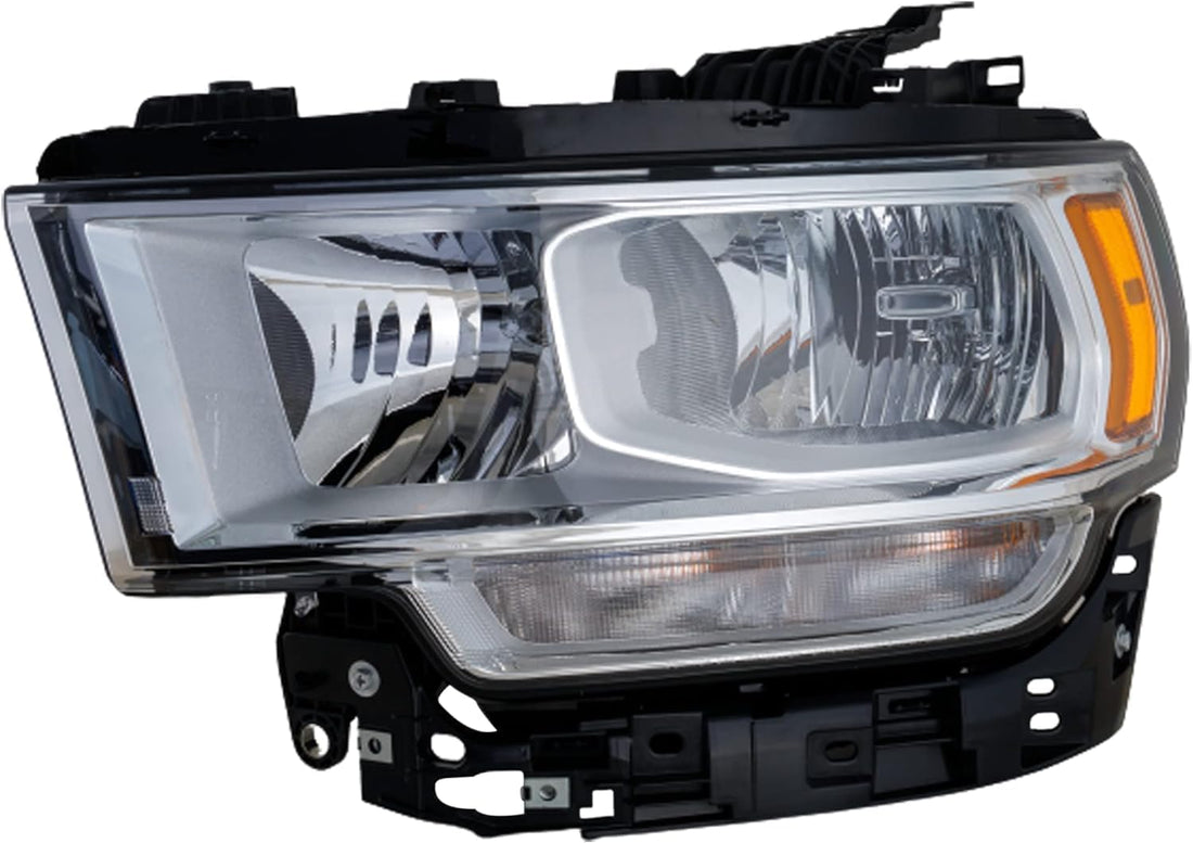 Front Head Light Assembly Right Passenger Side Direct Replacement Compatible With 2019-2024 Ram 2500 3500 CH2503334 68360176AE 68360176AD