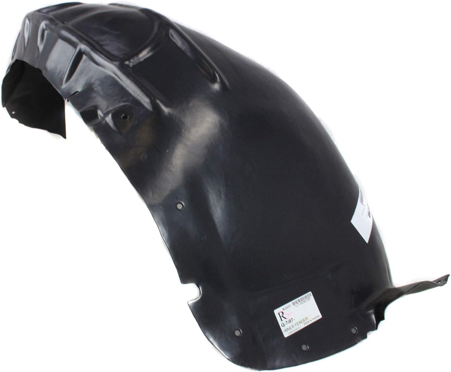 Front Fender Liner Right Passenger Side Direct Replacement Compatible With 2007-2015 Audi Q7 AU1249110 4L0809962B