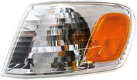 Front Corner Light Assembly Plastic Left Driver Side Direct Replacement Compatible With 2001-2002 Toyota Corolla TO2530137 8152002070