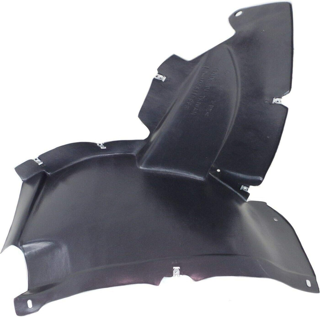 Front Section Fender Liner Right Passenger Side Direct Replacement Compatible With 2013-2017 Volkswagen CC VW1249127 3C8805912B