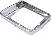 Set Of 2 Front Head Light Door Bezel Chrome Left Driver & Right Passenger Side Direct Replacement Compatible With 1978-1979 Ford F- Series FO2513115 FO2512114 D8TZ13064E D8TZ13064F