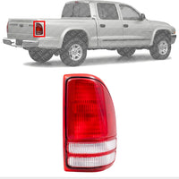 Tail Light Lens & Housing Right Passenger Side Direct Replacement Compatible With 1997-2004 Dodge Dakota CH2801126 55055112