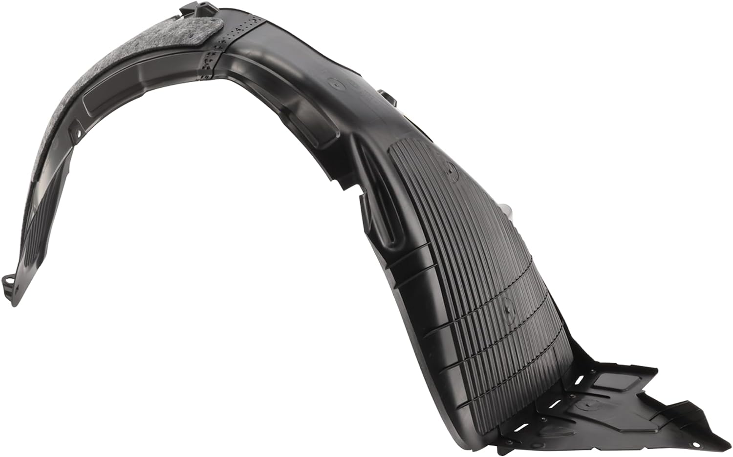Front Fender Liner Right Passenger Side Direct Replacement Compatible With 2014-2016 Kia Forte / Forte5 KI1249122 86812A7000