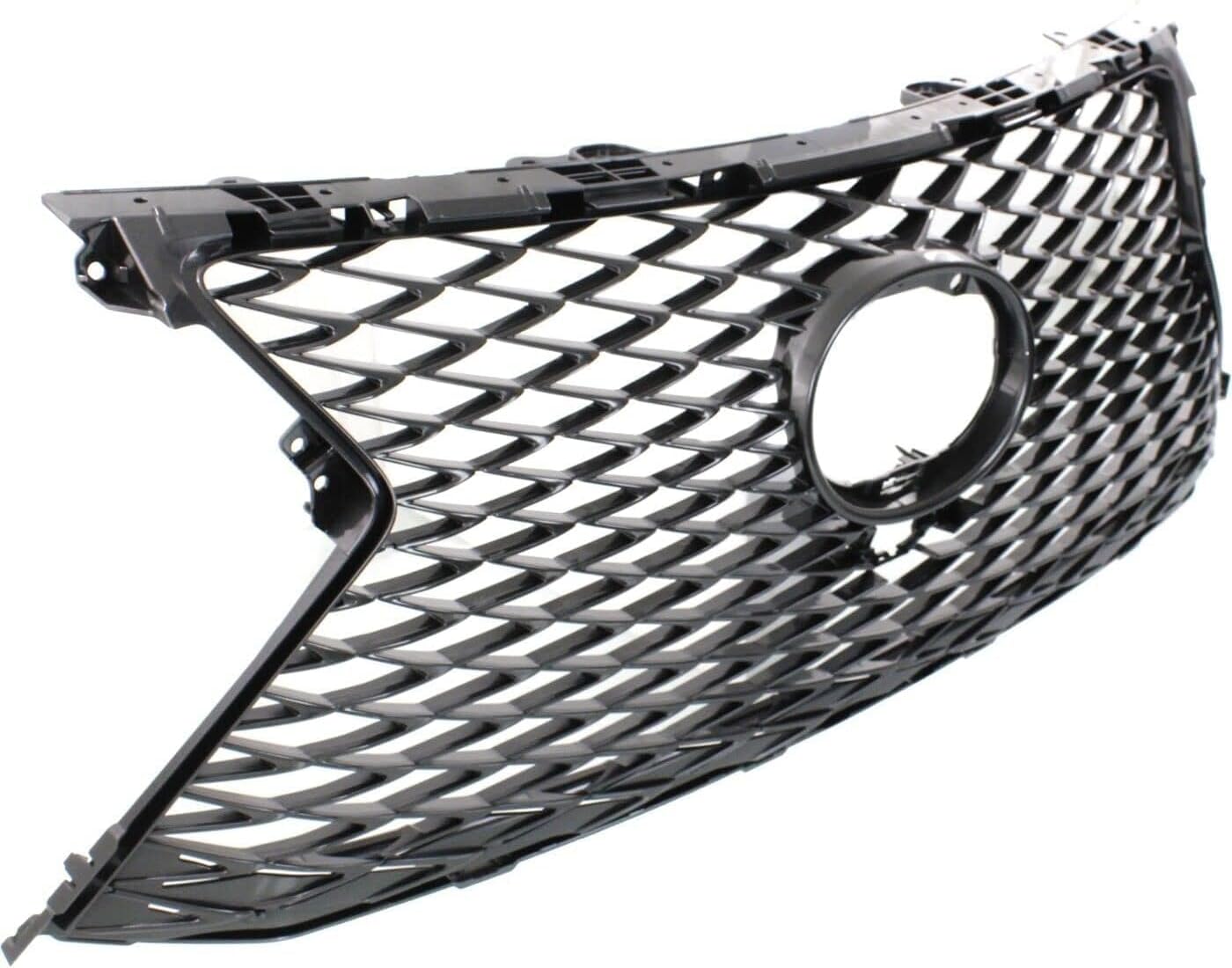Front Grille Painted Silver Shell and Insert Direct Replacement Compatible With 2015-2017 Lexus NX200t LX1200173 5311178060