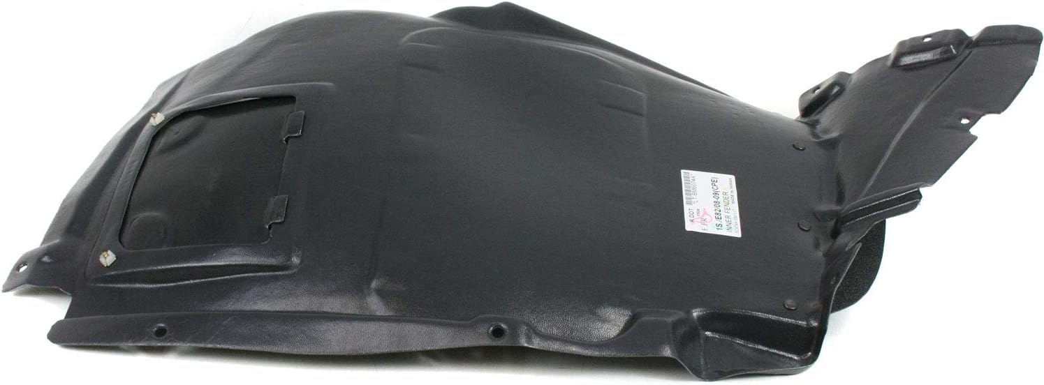 Front Section Fender Liner Left Driver Side Direct Replacement Compatible With 2008-2013 BMW 1-Series BM1248106 51717180149