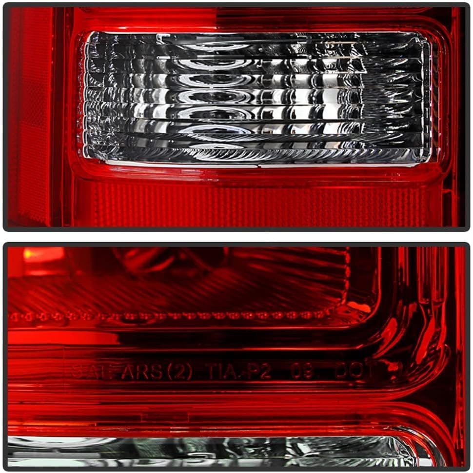 Tail Light Left Driver & Right Passenger Side Direct Replacement Compatible With 2009-2015 Honda Pilot HO2800174 HO2801174 33500SZAA02 33550SZAA02