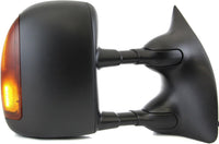 Front Power Towing Mirror Manual Folding Textured Right Passenger Side Direct Replacement Compatible With 1999-2007 Ford F-Series Super Duty / 2000-2005 Excursion 5C3Z17682EAA-PFM