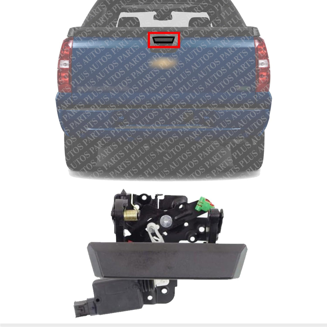 Rear Tail Gate Handel Textured Direct Replacement Compatible with 2007-2013 Chevrolet Avalanche GM1915128 25790724