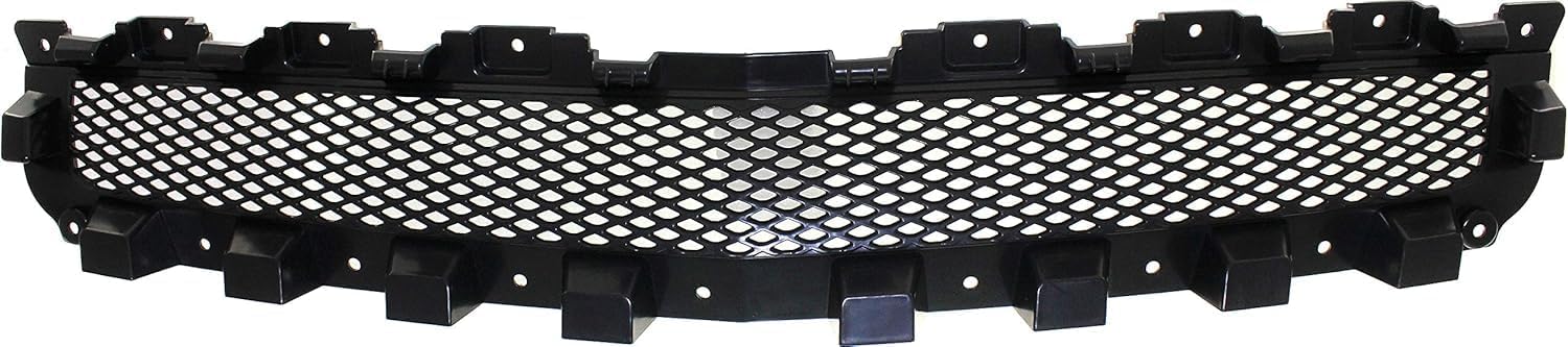 Set Of 3 Front Grille Cover + Upper & Center Paintable Shell and Insert Direct Replacement Compatible With 2008-2012 Chevrolet Malibu GM1223104 GM1200600 GM1200601 15823699 15823700