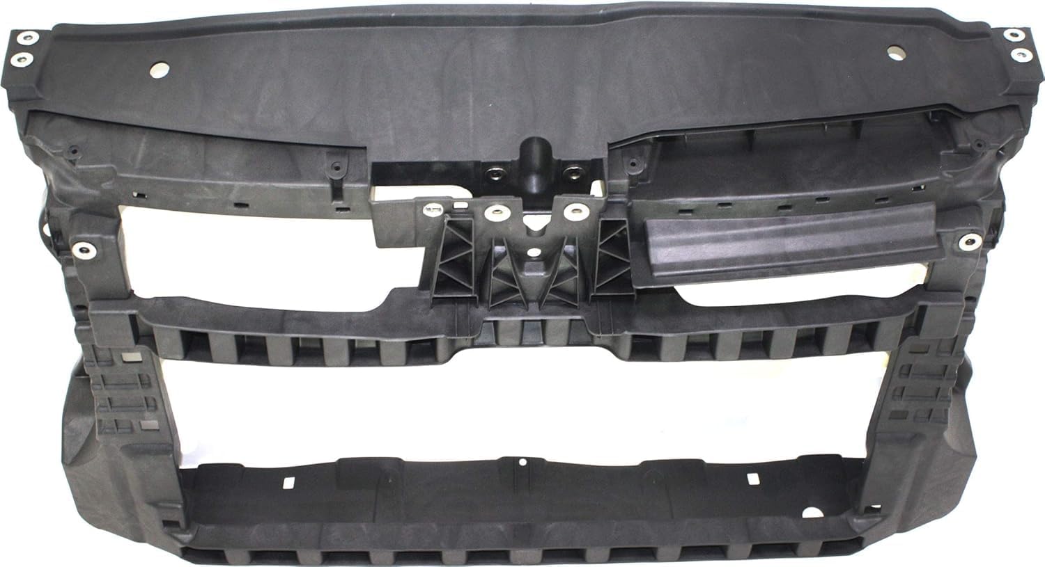 Front Radiator Support Assembly Plastic With Steel Direct Replacement Compatible With 2010-2014 Volkswagen Golf/GTI VW1225131 5K0805588G