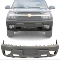 Front Bumper Cover Textured Direct Replacement Compatible With 2003-2006 Chevrolet Avalanche 1500 GM1000680 12335679