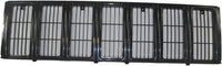 Front Header Panel + Grille + Headlight Doors + Park And Corner Lights Right Passenger & Left Driver Side Direct Replacement Compatible With 1997-2001 Jeep Cherokee CH1220115