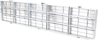 Front Grille Argent Shell And Insert Direct Replacement Compatible With 1977-1980 Chevrolet C-K Series GM1200354 370536
