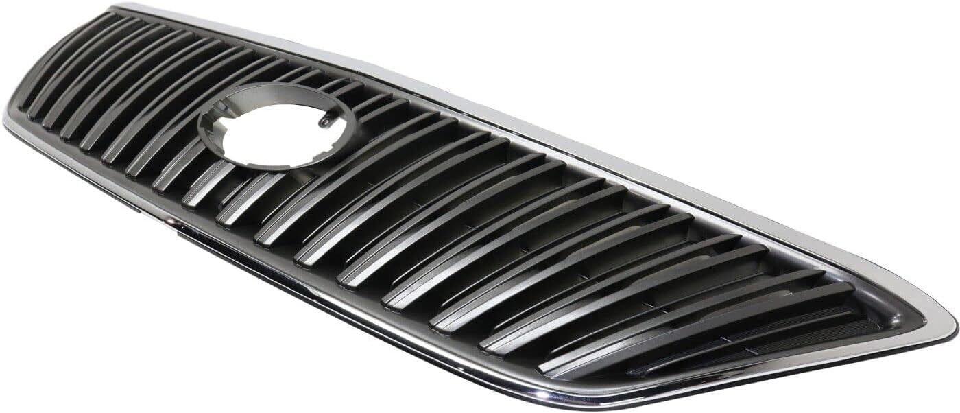 Front Grille Assembly Chrome Shell And Painted Dark Gray Insert Plastic Direct Replacement Compatible With 2004-2006 Lexus RX330 / 2007 RX350 LX1200113 5310148071
