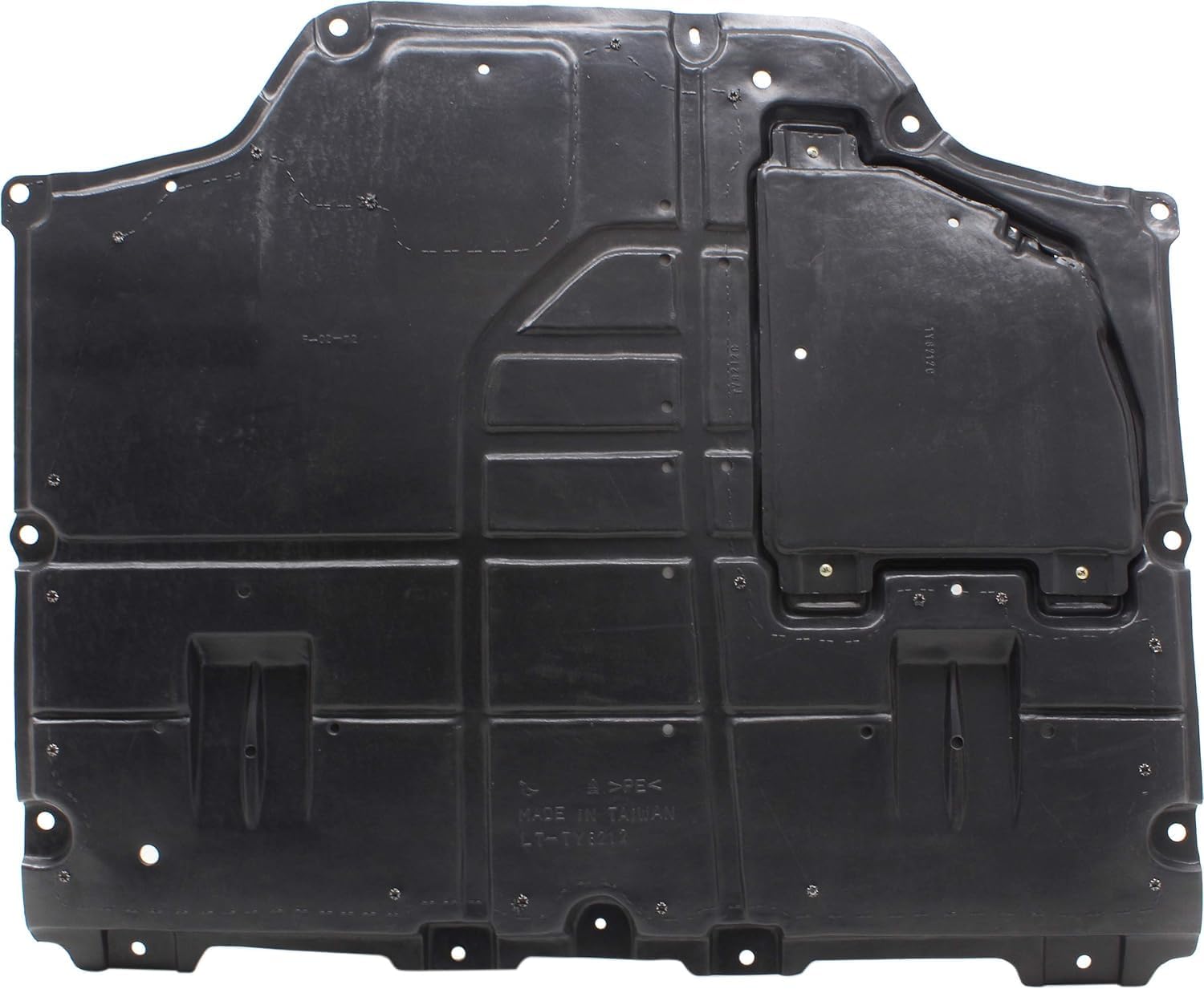 Front Center Engine Splash Shield Under Cover Direct Replacement Compatible with 2016-2018 Toyota Prius TO1228224 5141047020-PFM