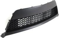 Front Bumper Grille Without Fog Light Holes Textured Plastic Direct Replacement Compatible With Kia Forte Koup 2010-2013 KI1036107 865601M300
