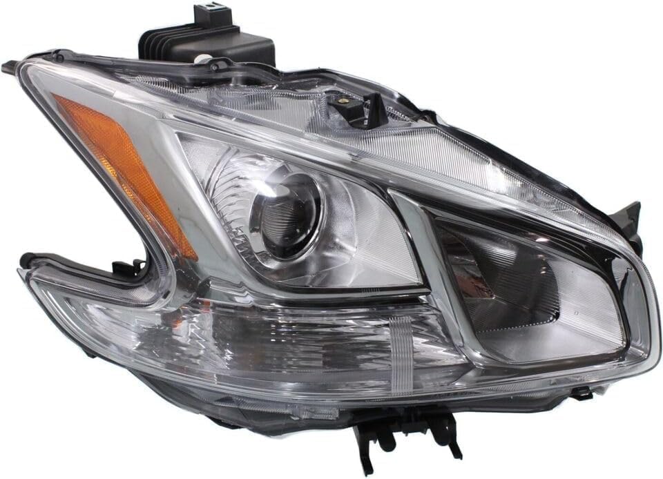 Set Of 2 Front Headlight Assembly Halogen Right Passenger & Left Driver Side Direct Replacement Compatible With 2009-2014 Nissan Maxima NI2502177 NI2503177 260609N00A 260109N00A