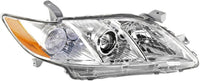 Front Head Light Assembly Plastid Lens And Housing Right Passenger Side Direct Replacement Compatible With 2007-2009 Toyota Camry TO2519105 8113006201