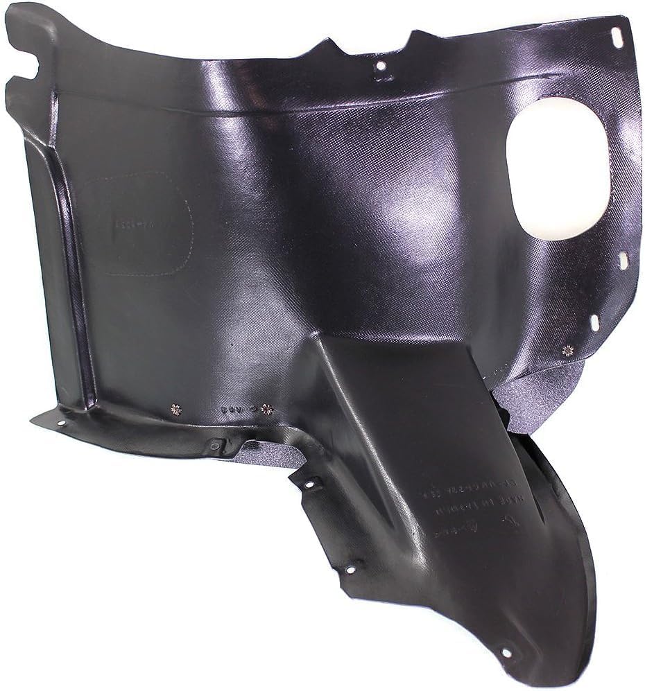 Front Fender Liner Left Driver Side Direct Replacement Compatible With 2010-2014 Volkswagen Golf/GTI VW1248118 5K0805911G