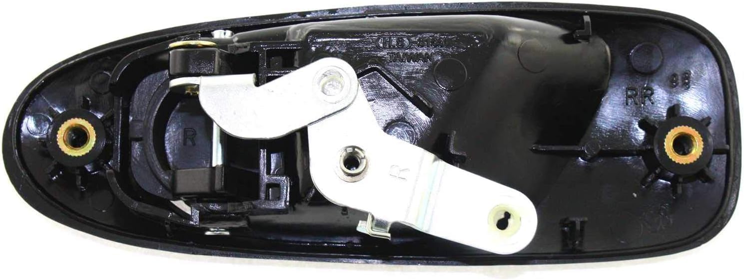 Set Of 2 Rear Exterior Door Handle Textured Left Driver & Right Passenger Side Direct Replacement Compatible With 1992-1995 Honda Civic HO1521102 HO1520102 72640SR4J01ZC 72680SR4J01ZC