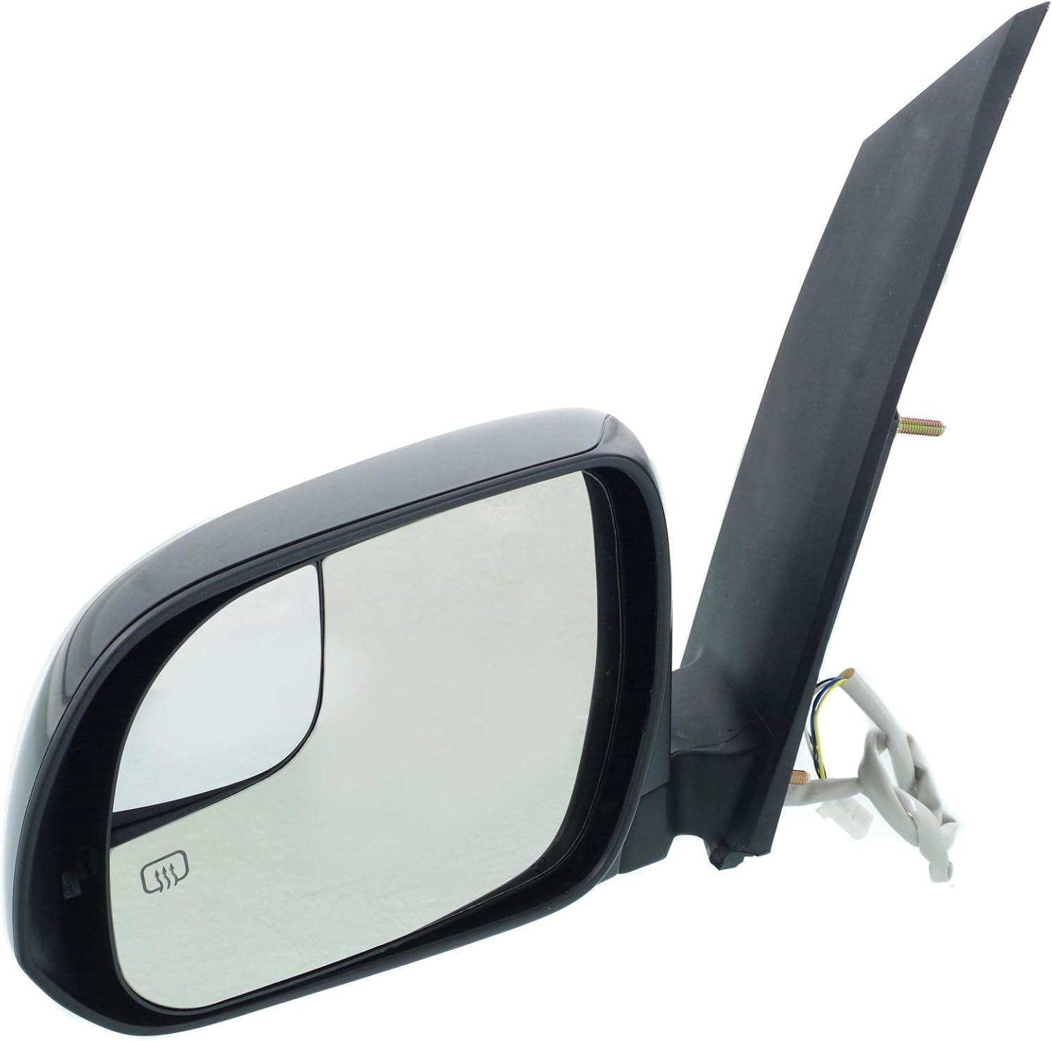 Front Power Mirror Manual Folding Heated Primed Left Driver Side Direct Replacement Compatible With 2015-2020 Toyota Sienna TO1320339 8794008150C1 8794008150