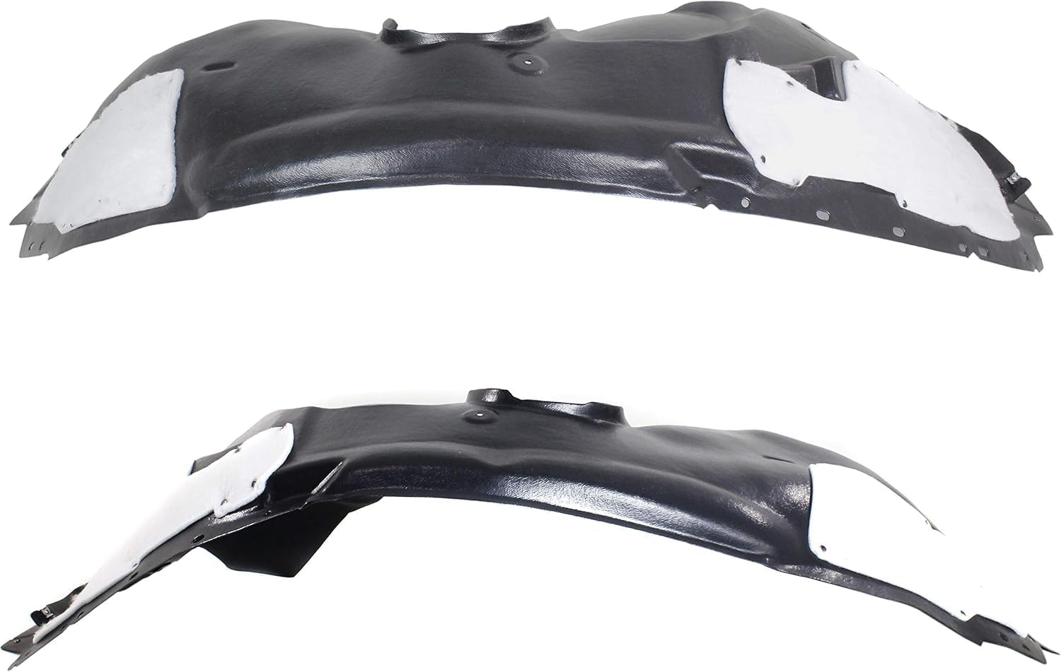 Set Of 2 Front Fender Liners Injection From Left Driver & Right Passenger Side Direct Replacement Compatible With 2015-2018 Ford Edge FO1249177 FO1248177 ‎FT4Z16102H FT4Z16103E