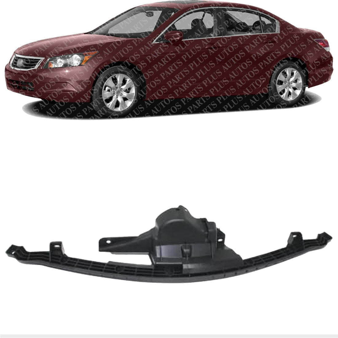 Front Bumper Center Retainer Cover Beam Direct Replacement Compatible With 2008-2012 Honda Accord HO1041107 71103TE0A01