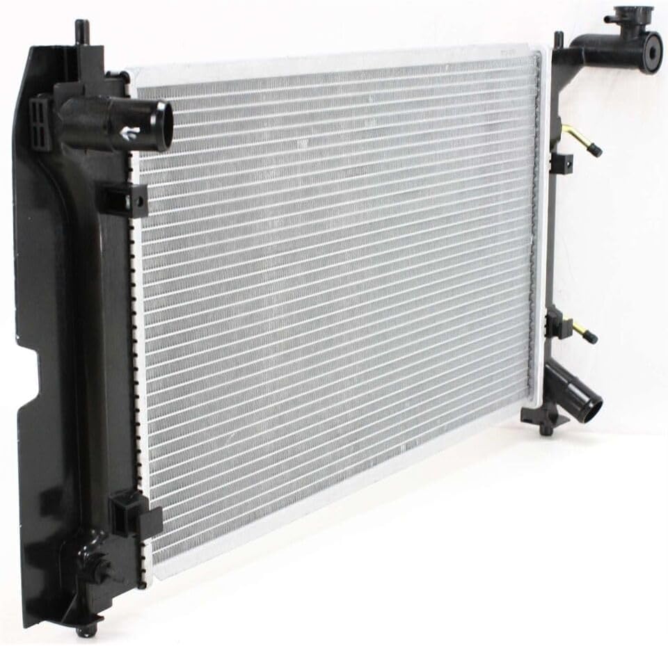 Front Radiator Aluminum Core Direct Replacement Compatible With 2003-2008 Pontiac Vibe/Toyota Corolla/Matrix TO3010271 16410YZZAQ