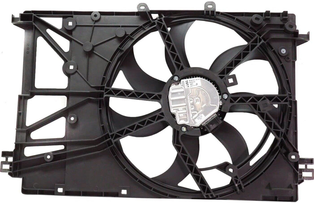 Front Radiator Cooling Fan Assembly Plastic Direct Replacement Compatible with 2018-2024 Camry Avalon / 2019-2024 Toyota RAV4 TO3115204 163600P170