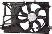 Front Radiator Cooling Fan Assembly Plastic Direct Replacement Compatible with 2018-2024 Camry Avalon / 2019-2024 Toyota RAV4 TO3115204 163600P170
