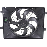 Front Radiator Single Fan Assembly Direct Replacement Compatible with 2013-2014 Hyundai Genesis HY3115147 253802M500